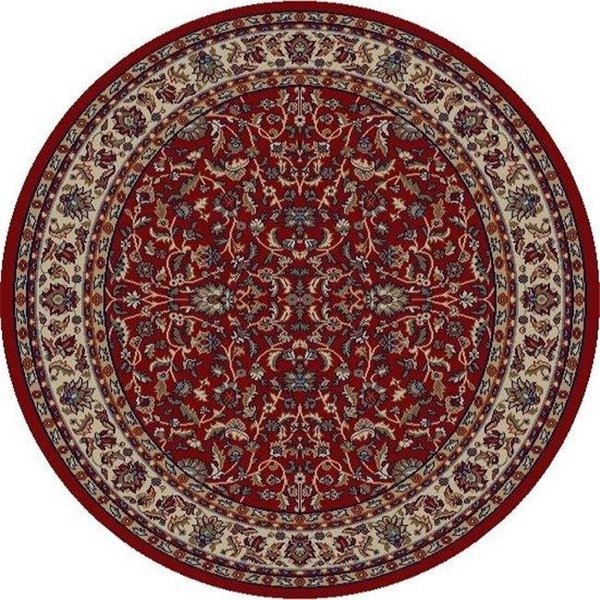 Concord Global Trading Concord Global 40607 7 ft. 10 in. x 9 ft. 10 in. Jewel Kashan - Red 40607